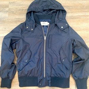 NWT Coach Blue Hooded Jacket-NICE!